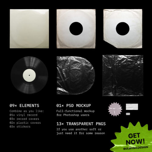 Download Vinyl Record Mockup - Bulbfish Design
